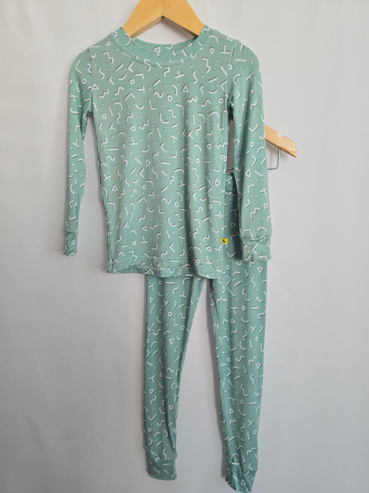 Moon Fruit Alphaghetti Pajama Set • 2 years