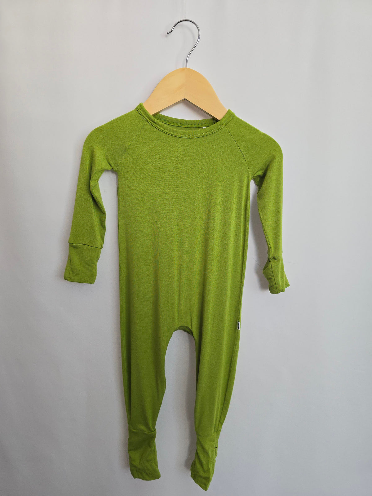 Little Sleepies Green Romper • 3-6 months