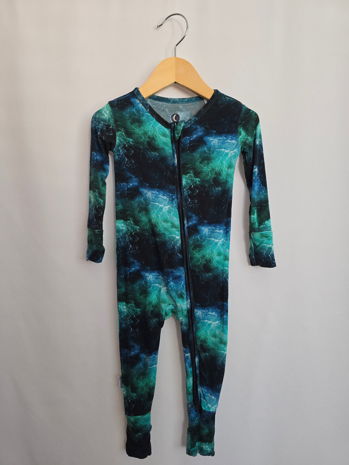 Dreamiere Ocean Waters Zip Romper • 12-18 months