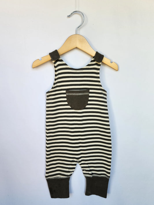L'oved Baby Organic Cotton Overalls • 6-9 months
