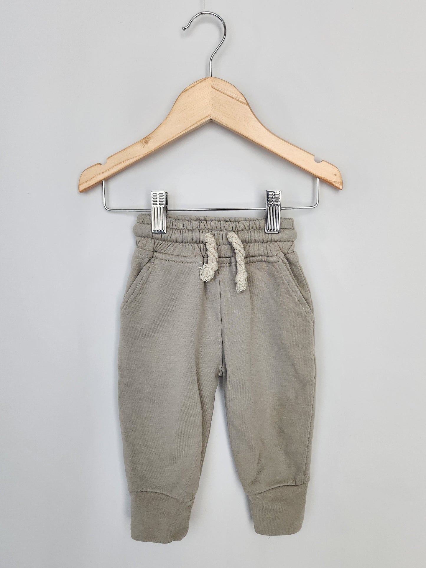 Field Day Sage Jogger Sweats *stains* • 3-6 months