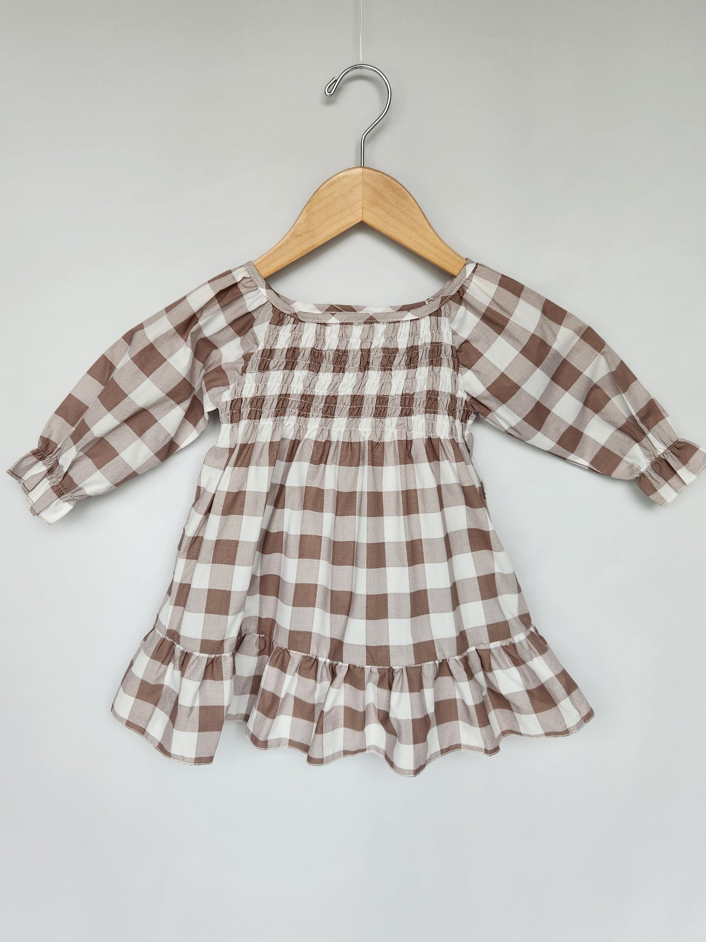 Holde Keepsake Gingham Smocked Dress