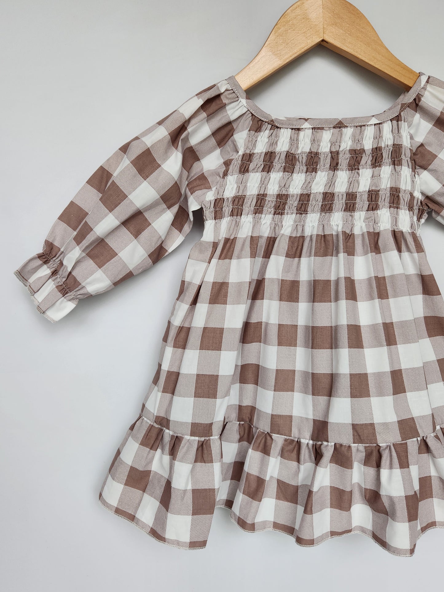 Holde Keepsake Gingham Smocked Dress