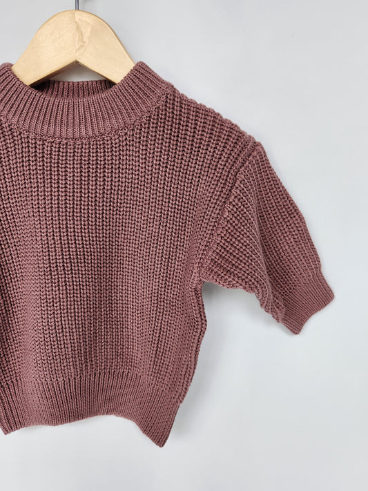 Holde Keepsake Knit Sweater - Mauve