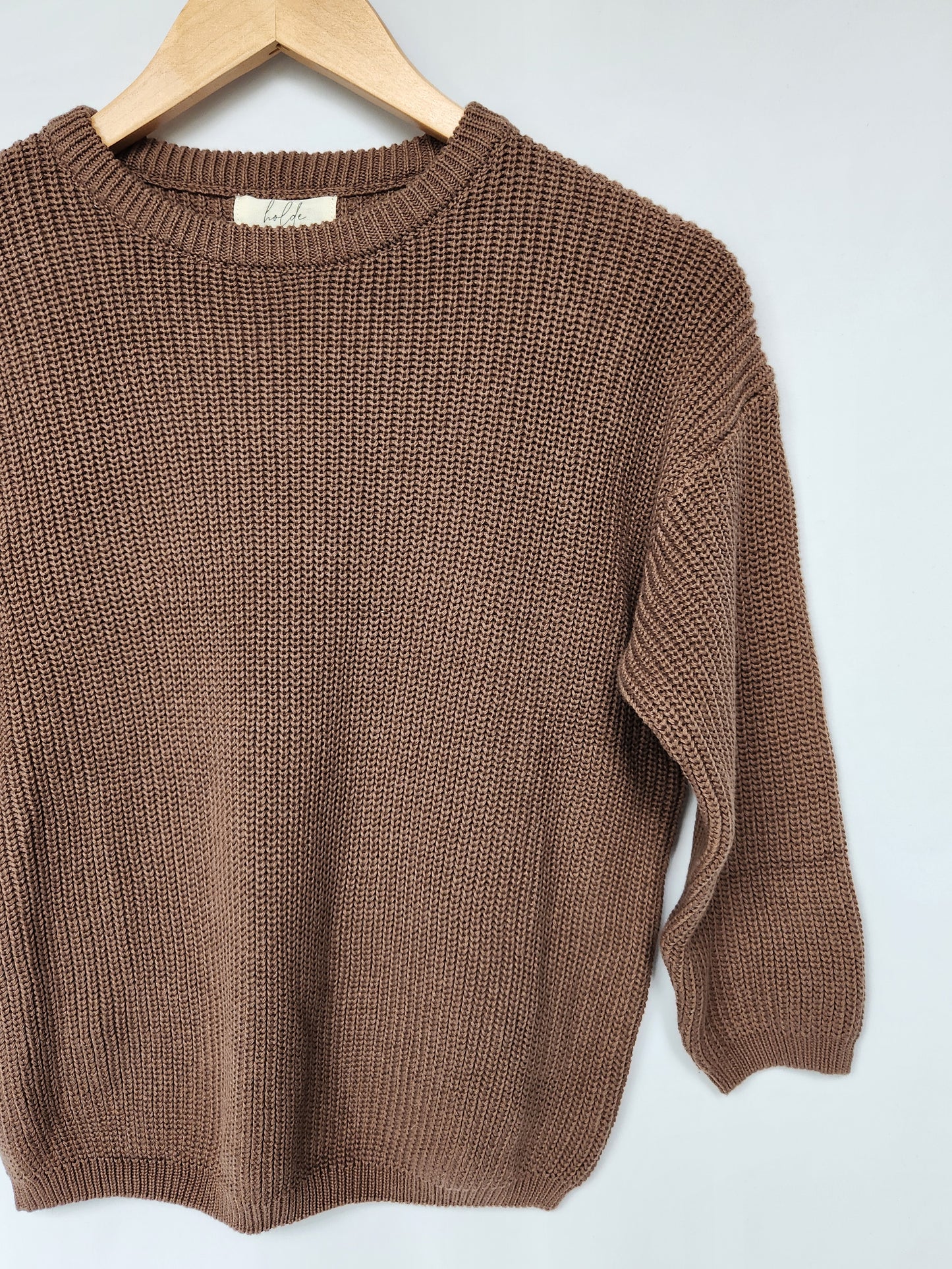 Holde Keepsake Knit Sweater - Mocha