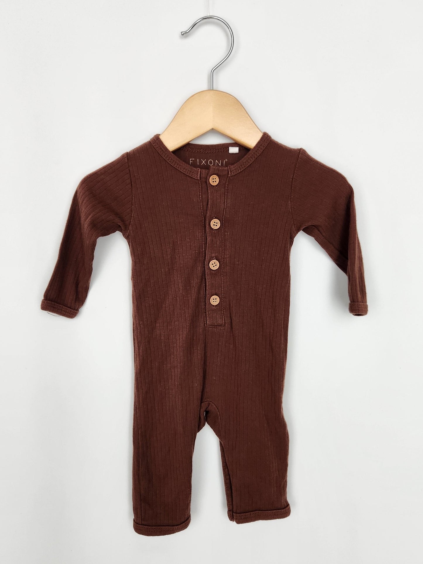 Fixoni Cotton/Modal Blend Snap Romper • 1-3 months