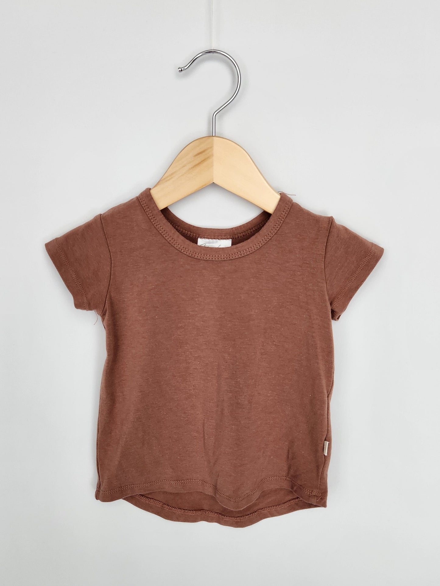 Jax & Lennon Dusty Rose Tee • 0-6 months