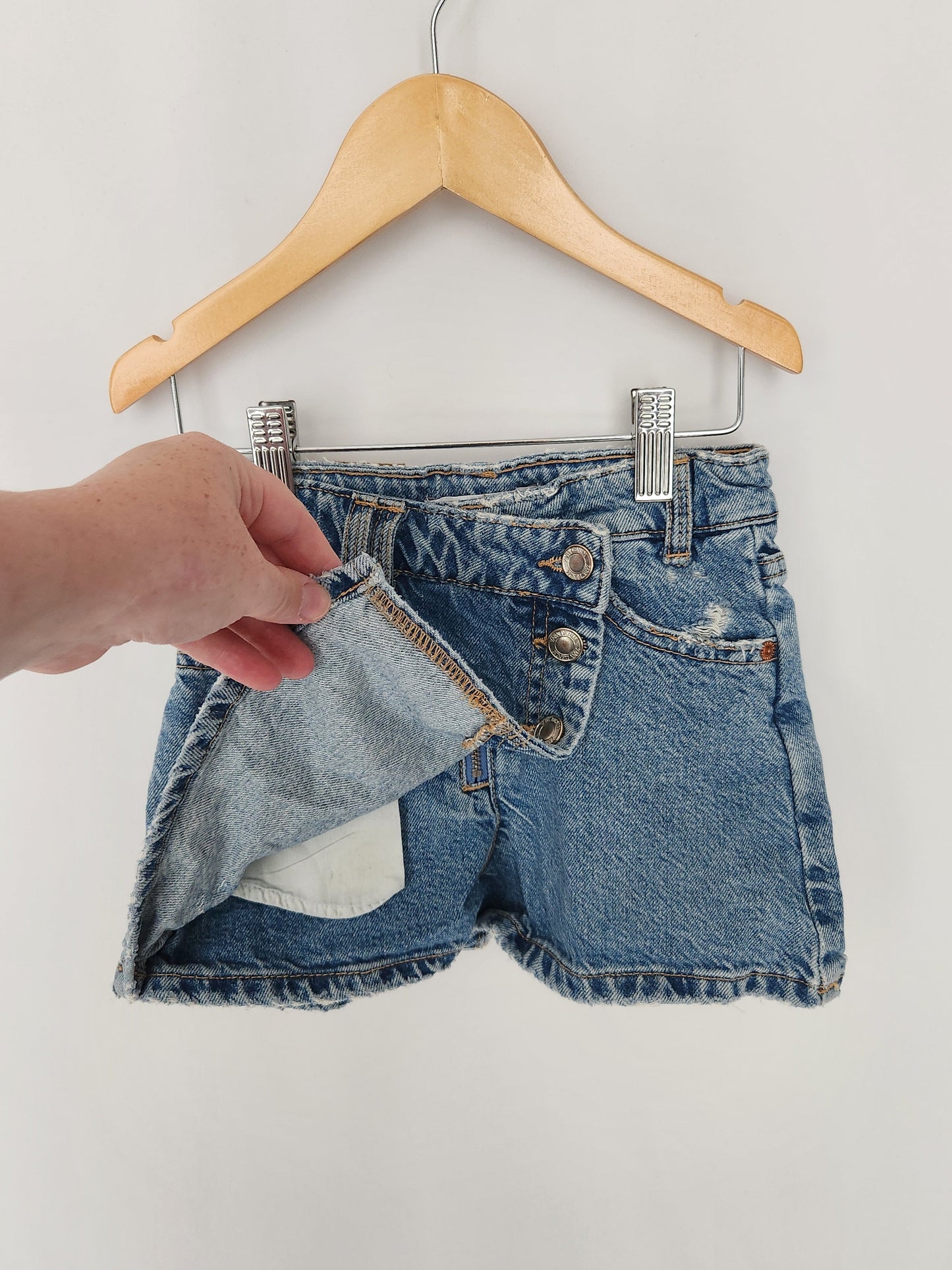 Zara Denim Skort • 6 years