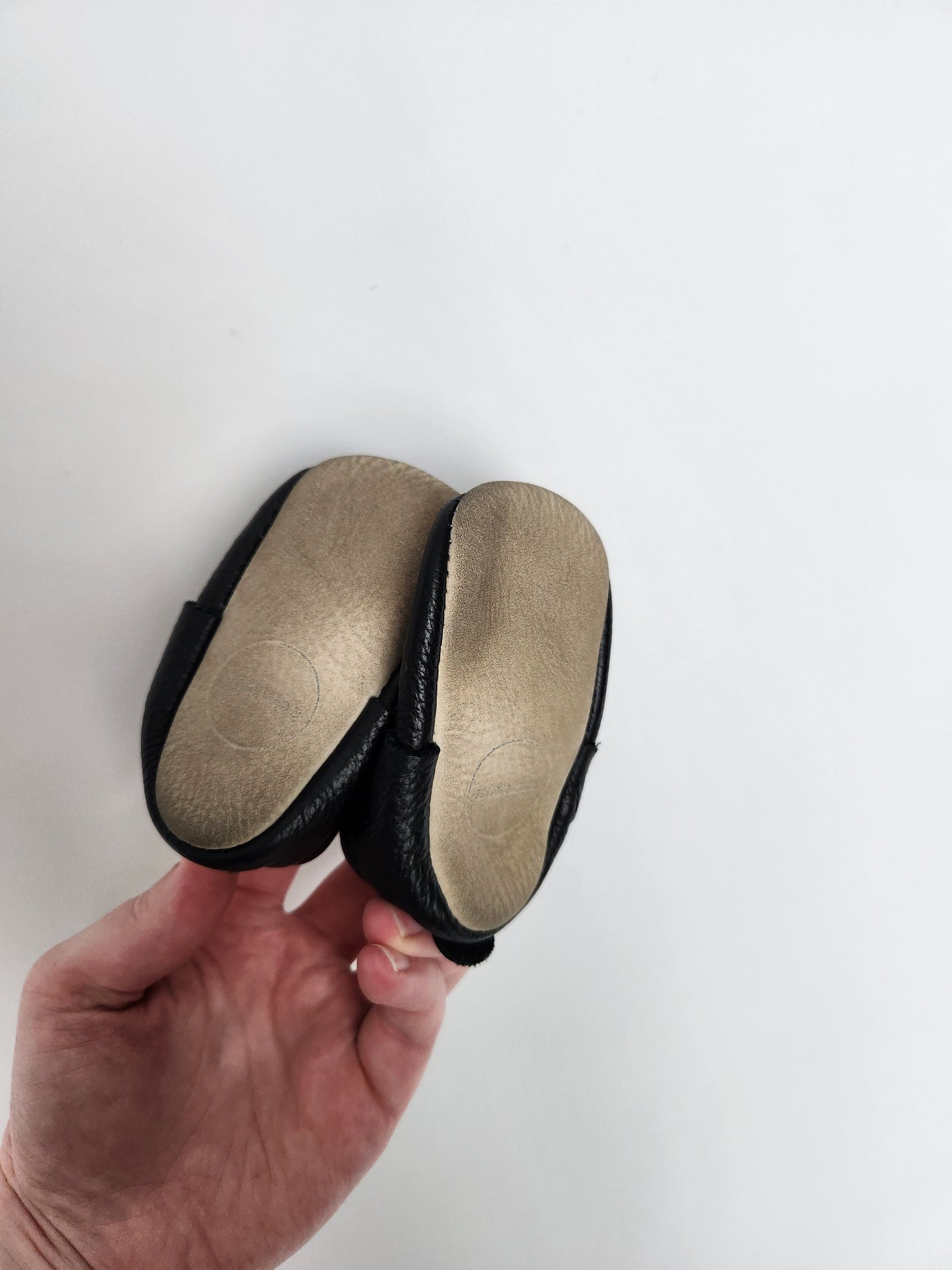 Minimoc Black Soft Sole Shoes • Infant 1