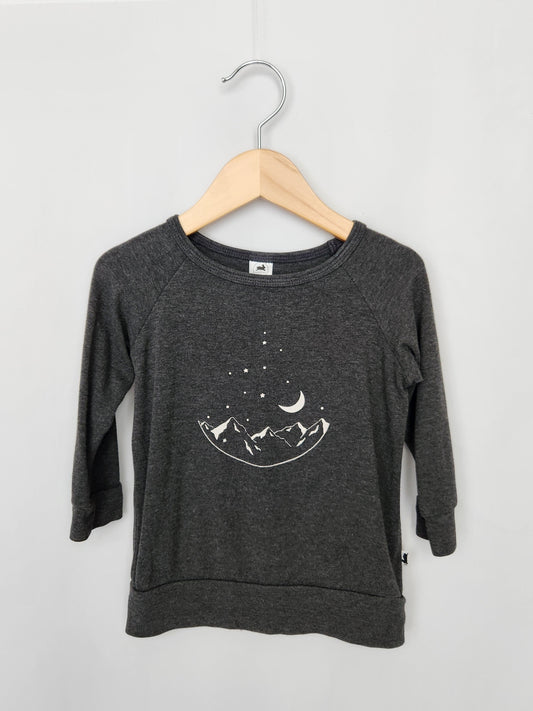 Little & Lively Grey Night Sky Pullover • 1-2 years