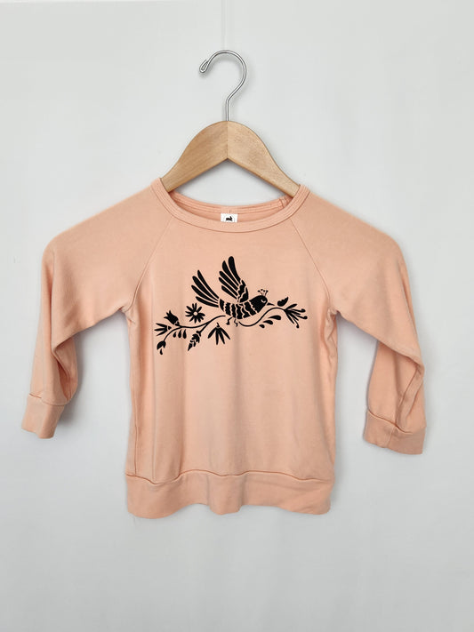 Little & Lively Pink Graphic Pullover • 3-4 years