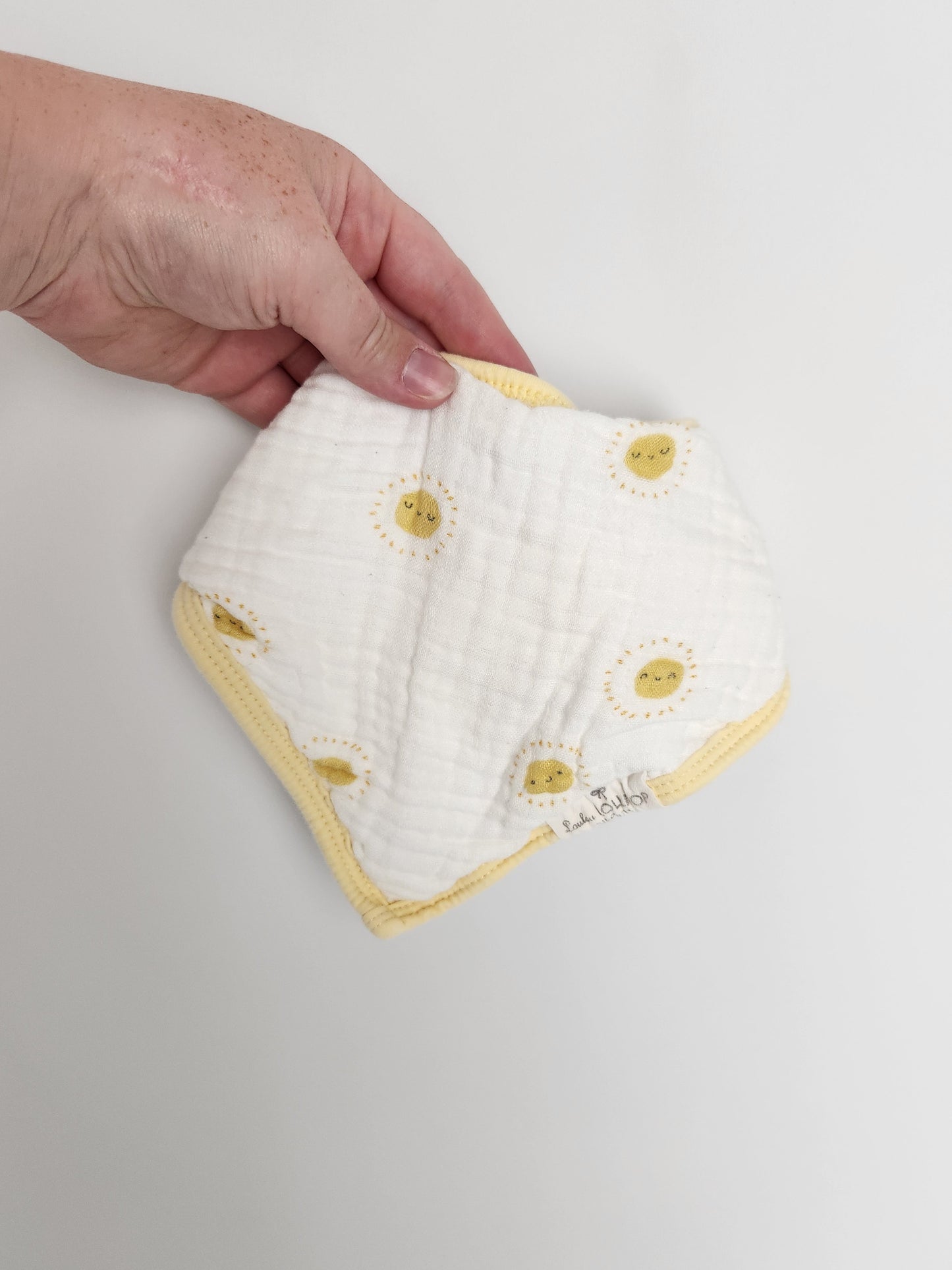 Loulou Lollipop Sunshine Muslin Cotton Bib