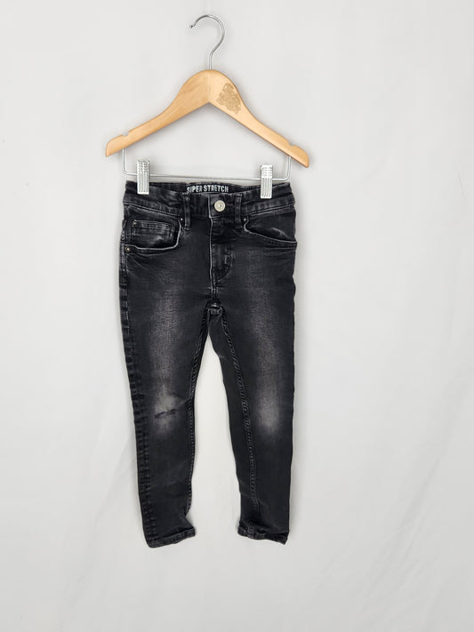 H&M Dark Grey Skinny Jeans • 5-6 years