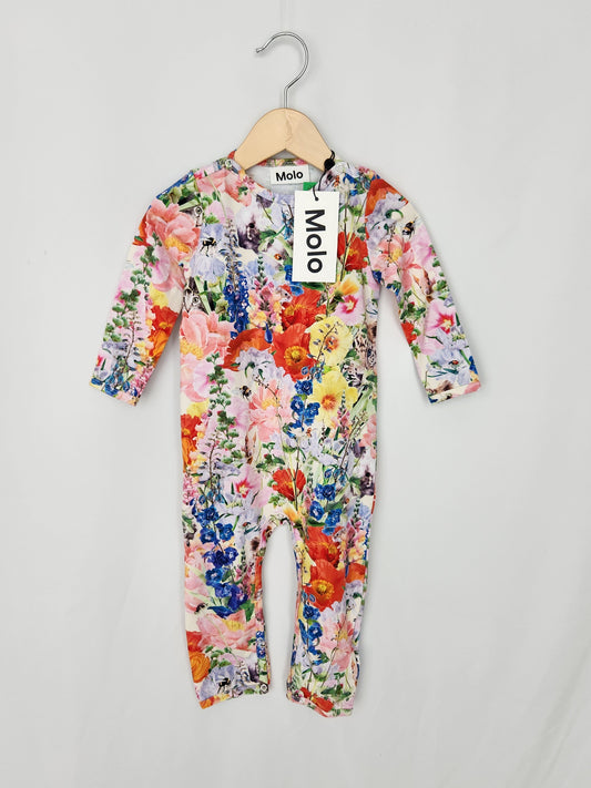 NEW Molo Bloom Romper • 12 months