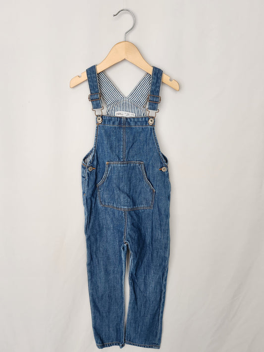 Zara Denim Overalls • 4-5 years