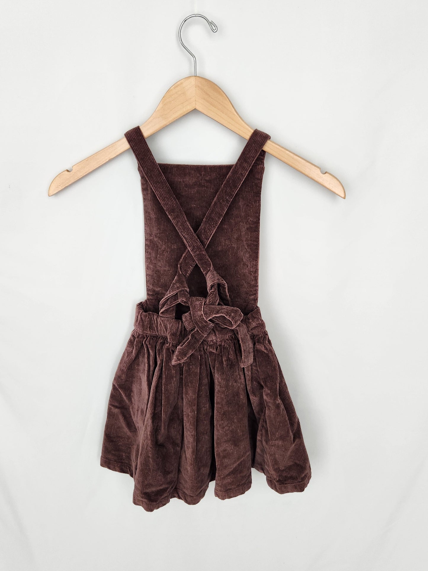 Kindly The Label Cord Pinafore • 3T