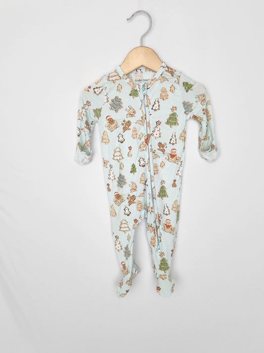 Angel Dear Bamboo Christmas Sleeper • 3-6 months