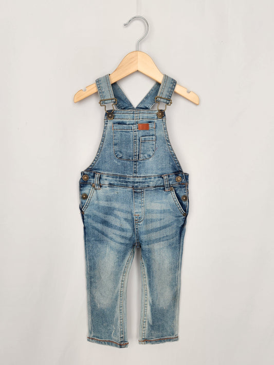 7 For All Mankind Denim Overalls • 12 months