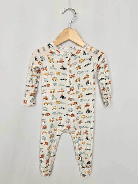 Loulou Lollipop Tencel Camping Romper • 3-6 months