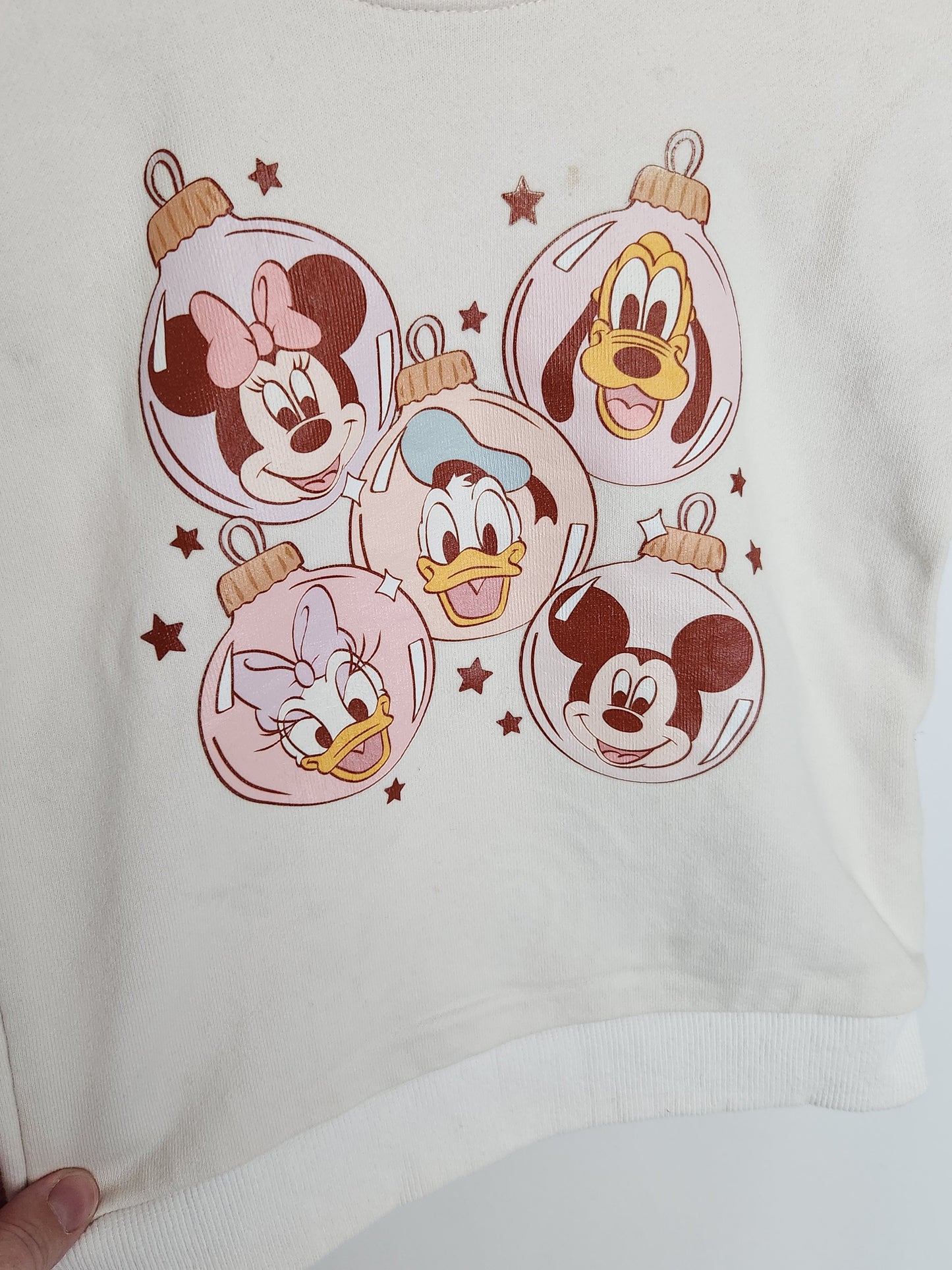 Bartley Baby Co. Disney Holiday Sweatshirt *stains* • 18-24 months