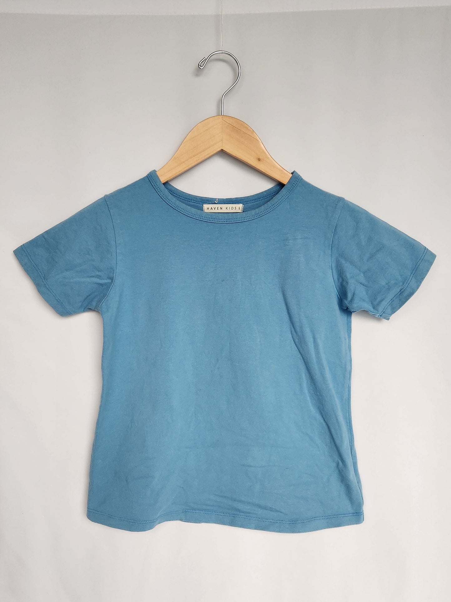 PLAY Haven Kids Blue Organic Cotton Tee • 6-7 years