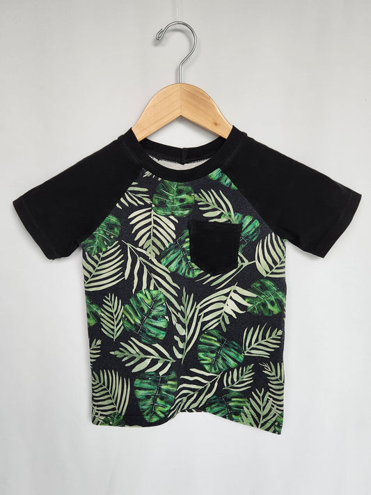 Purple Protea Palm Leaf Tee • 5 years