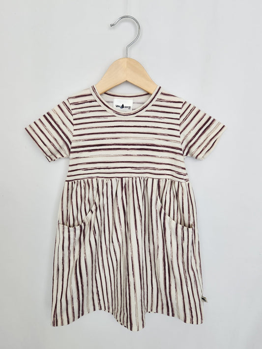 Wild North Kids Stripe Dress • 2-3 years