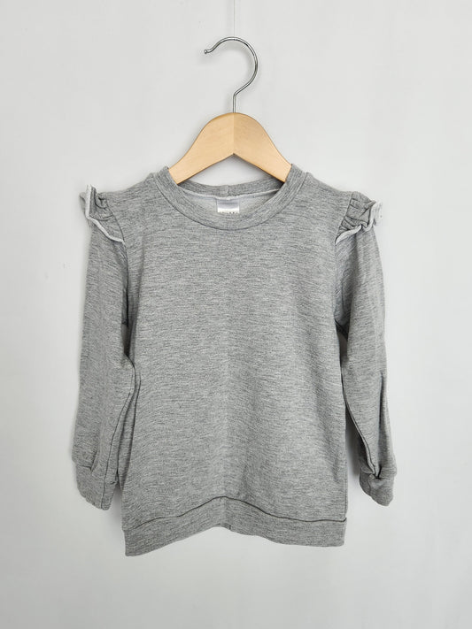 Bellas Babes Grey Bamboo Blend Tunic • 2T