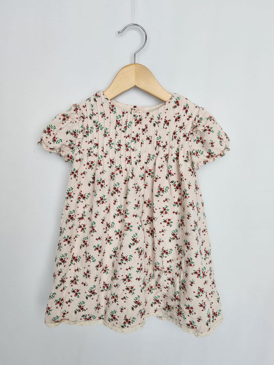 Zara Floral Lace Trim Dress • 3-4 years (2)