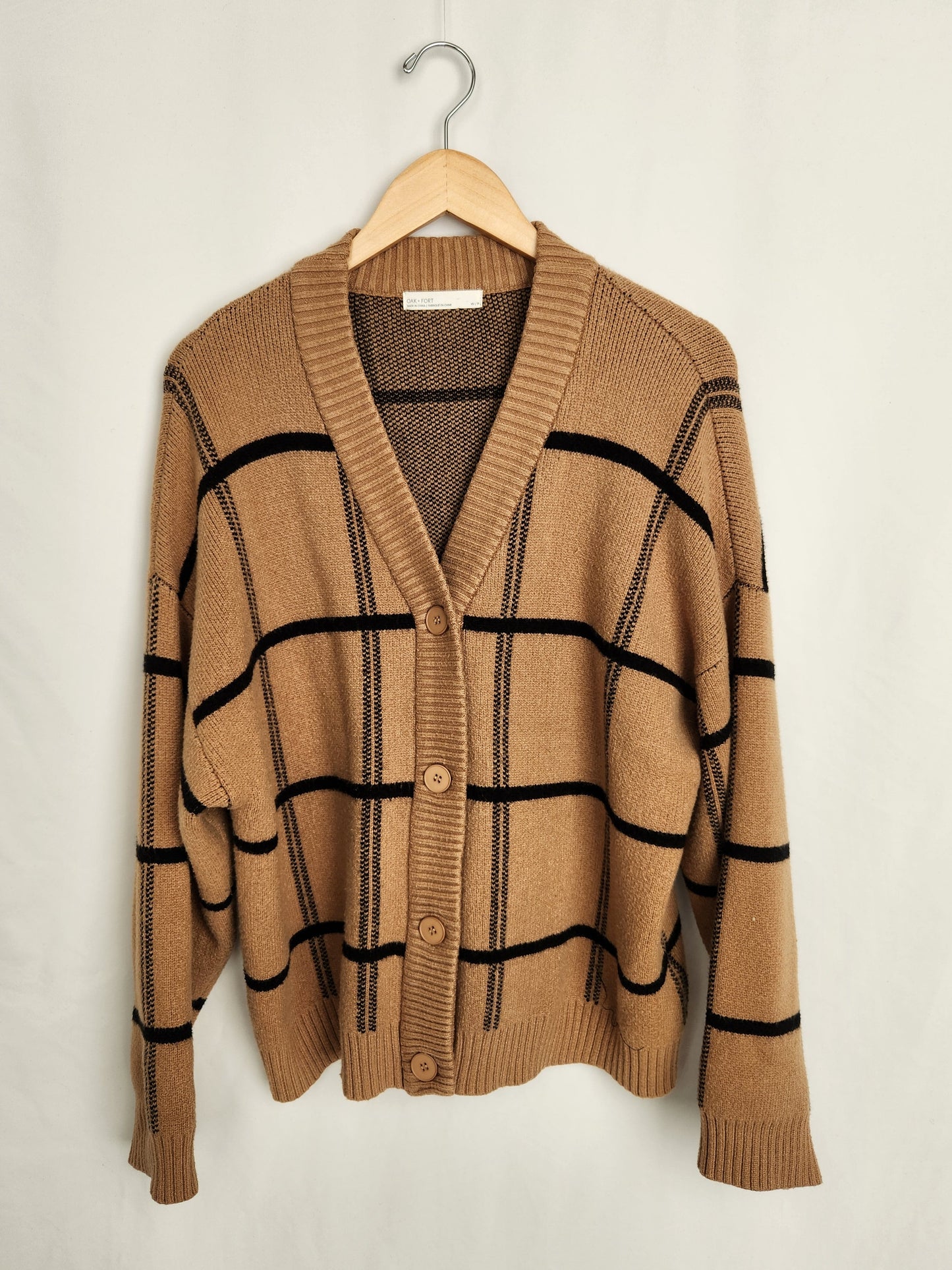 Oak + Fort Oversize Heavy Knit Cardigan • X-Small