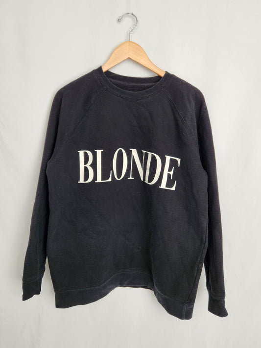 Brunette The Label Black "Blonde" Sweatshirt • Small/Medium