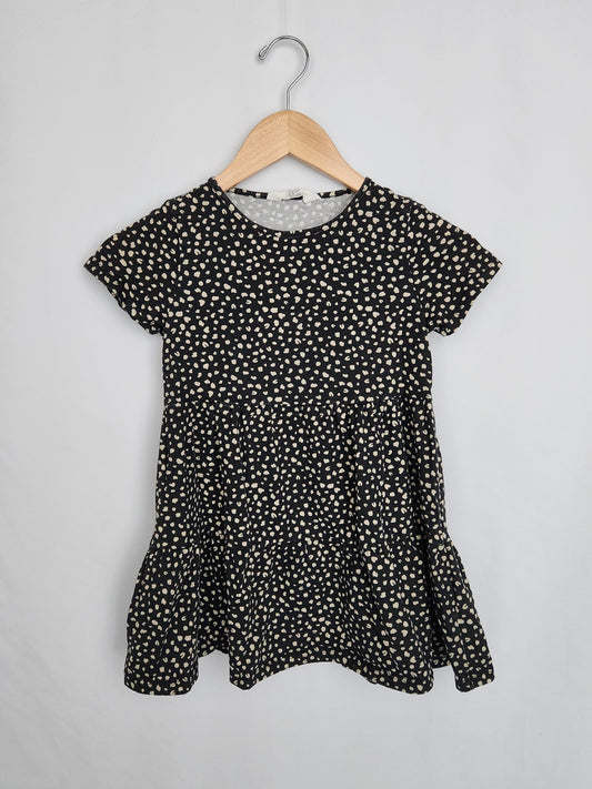 H&M Animal Print Tiered Dress • 6-8 years