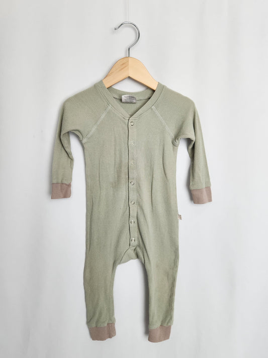 PLAY Jax & Lennon Mint Ribbed Lounge Suit • 6-12 months