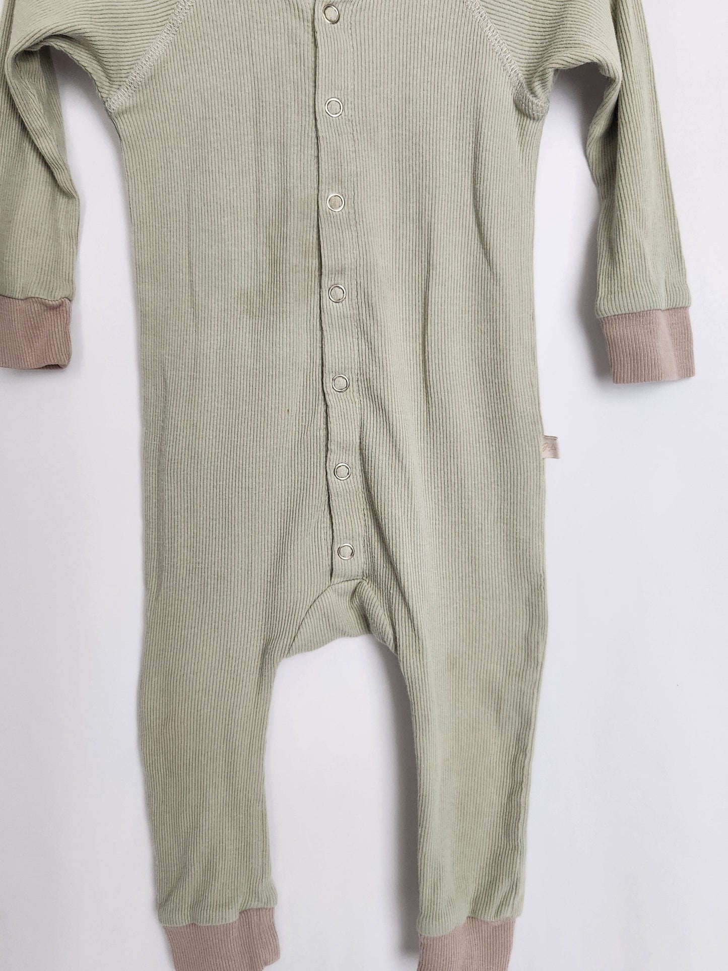 PLAY Jax & Lennon Mint Ribbed Lounge Suit • 6-12 months