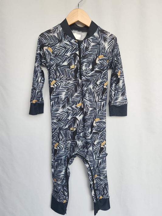 Honeysuckle Catch Me If Toucan Sunsuit • 2T