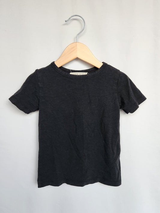 Haven Kids Charcoal Basic Tee • 18-24 months