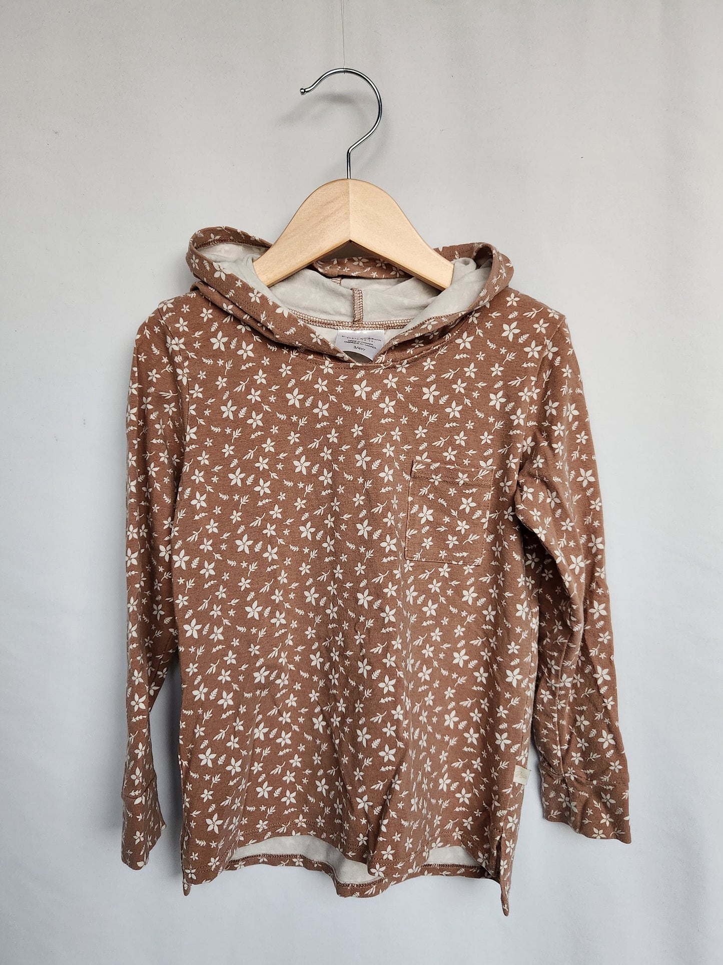 Jax & Lennon Mini Flora Hoodie • 3-4 years