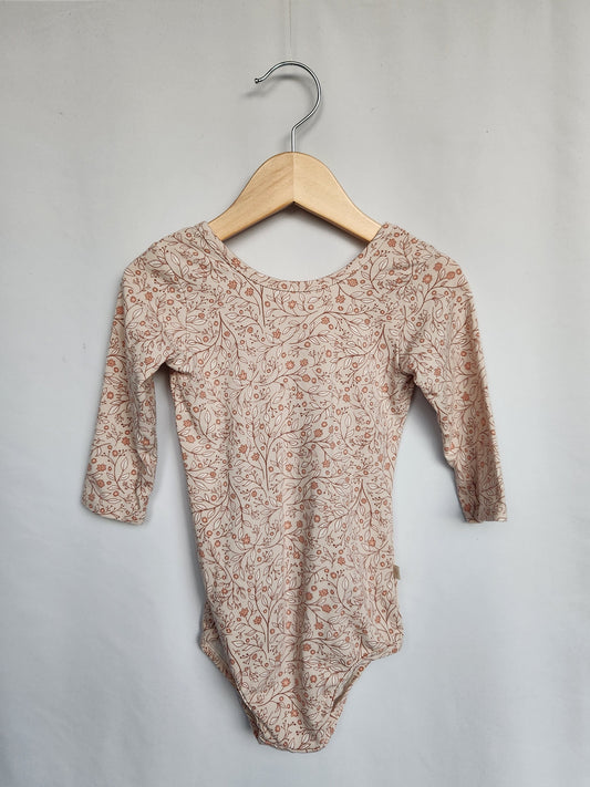 Jax & Lennon Dainty Floral Bodysuit • 3-4 years