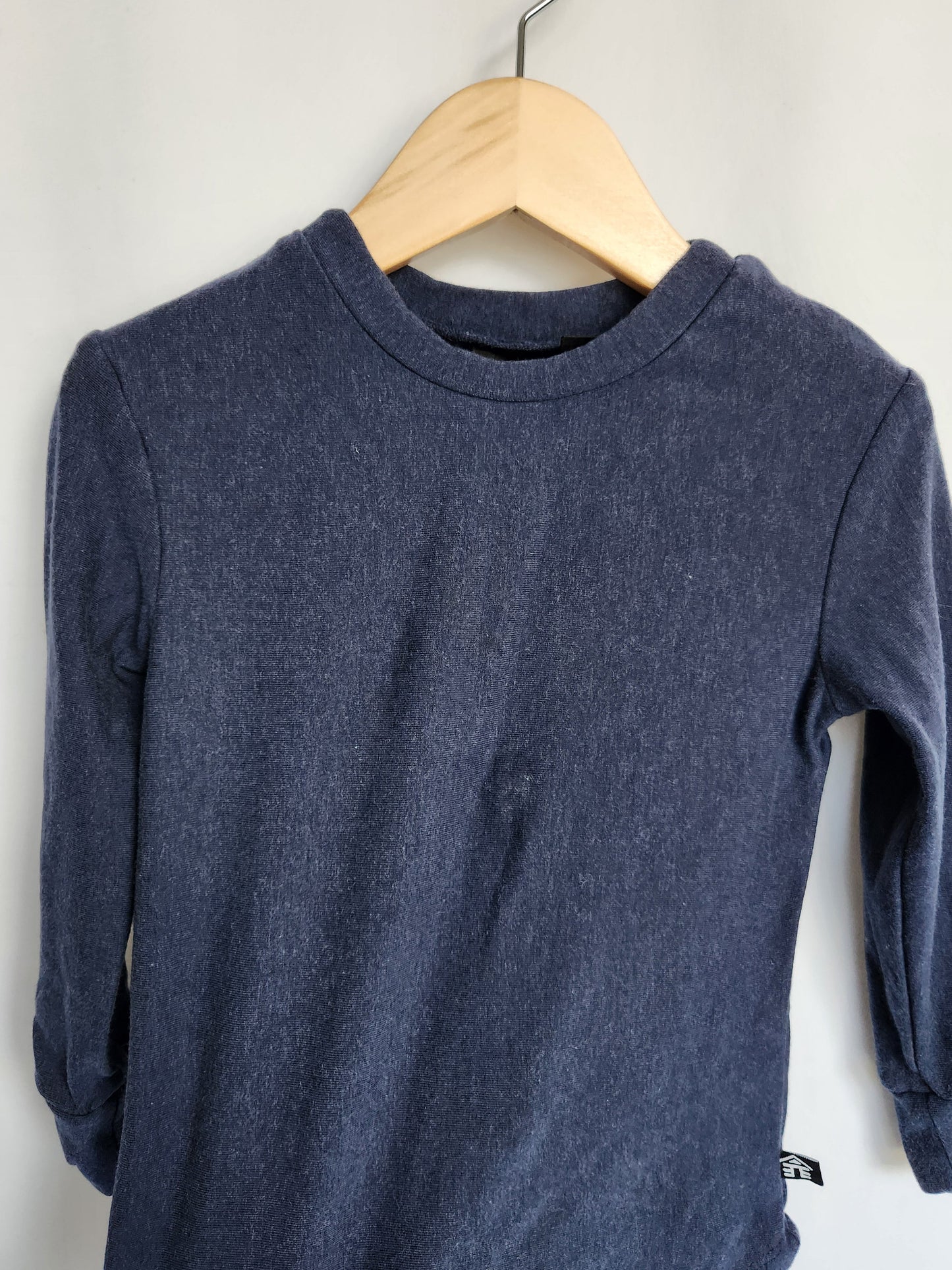 Cabin Fever Navy Long Sleeve Top *stain* • 3T