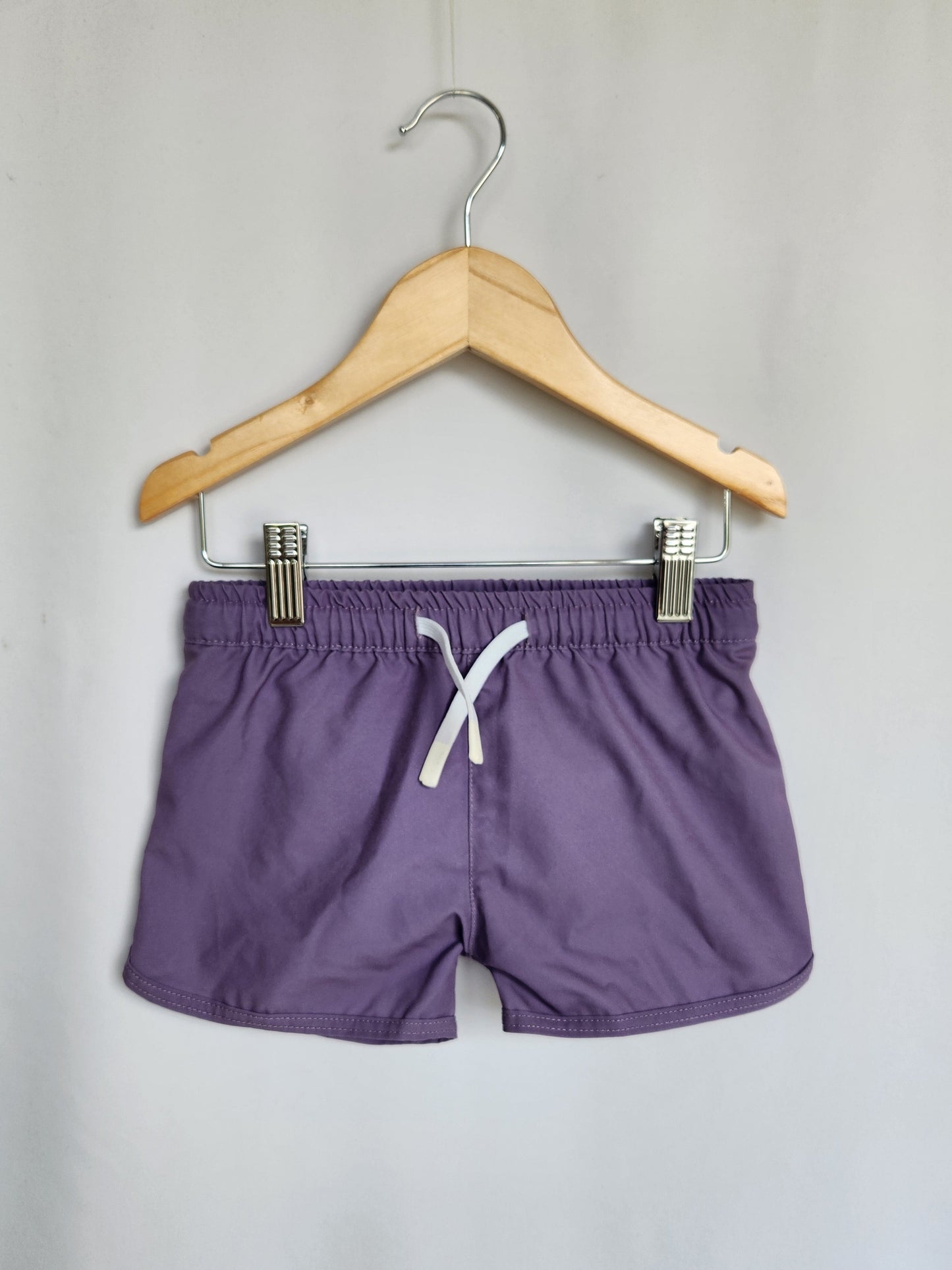 Honeysuckle Purple Swim Trunks • 4-5 years