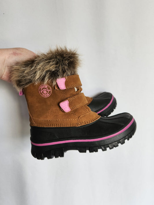 Joe Fresh Pink Detail Winter Boots • 13C