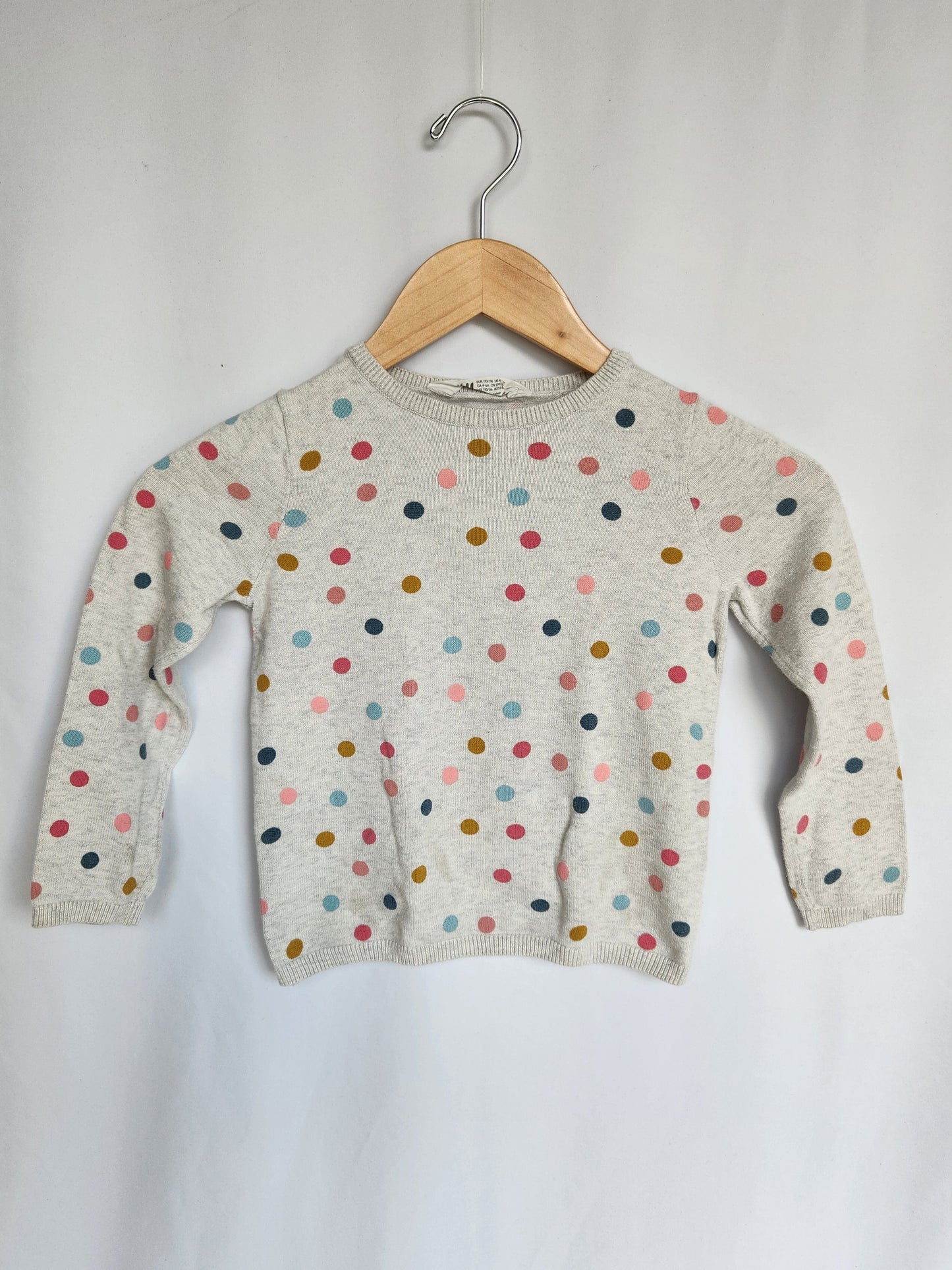 H&M Dotty Knit Sweater • 4-6 years