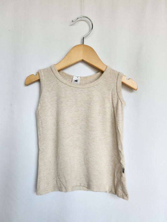 Little & Lively Oat Bamboo Tank • 6-12 months