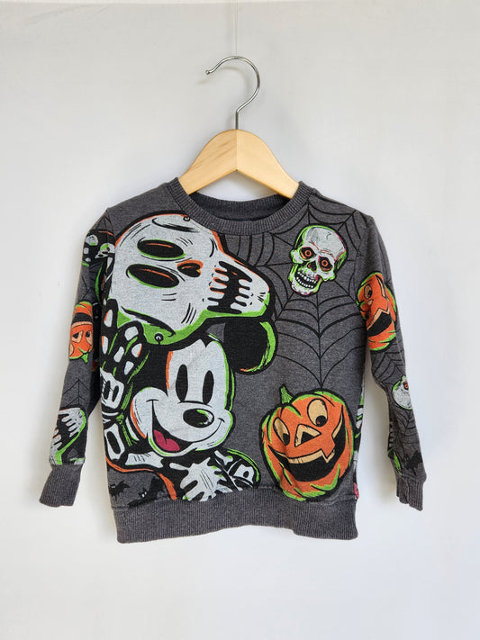 Disney 100 Halloween Crewneck • 3T