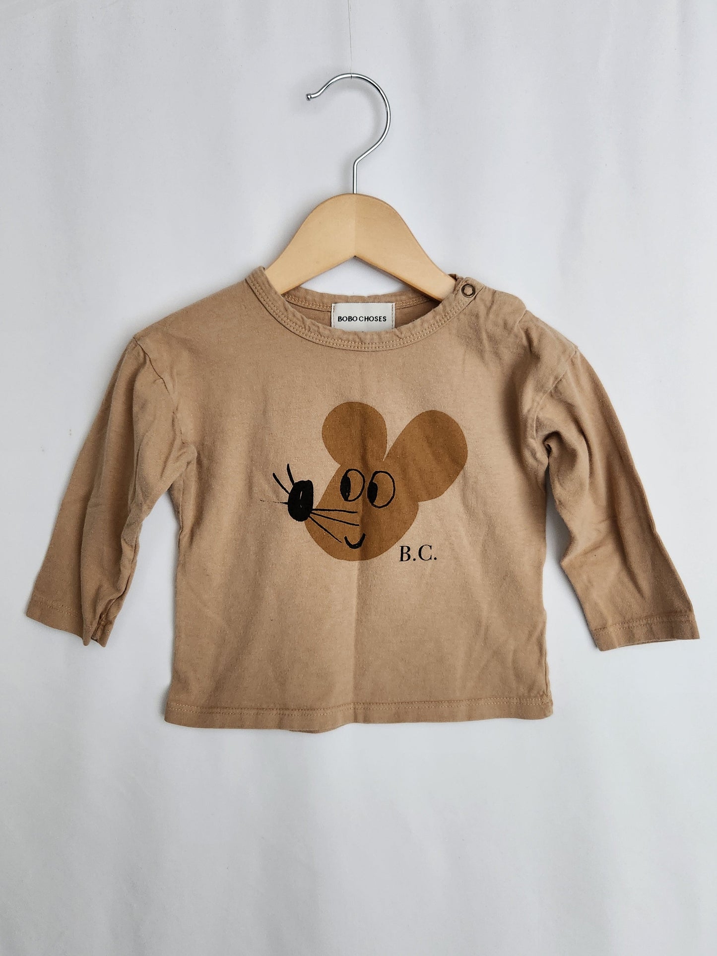 Bobo Choses Mouse Long Sleeve Shirt • 9 months