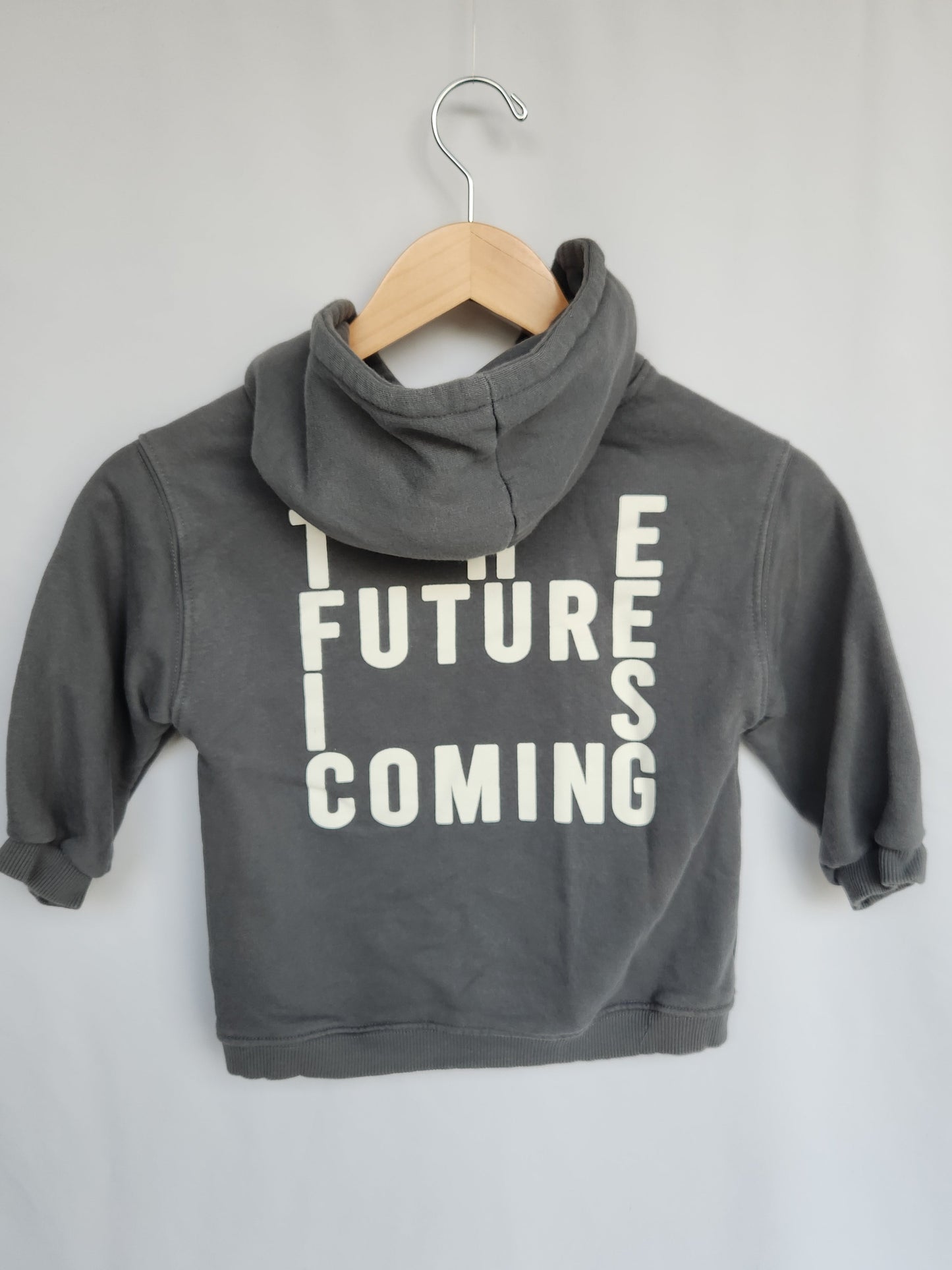 Zara The Future Is Coming Hoodie • 4-5 years