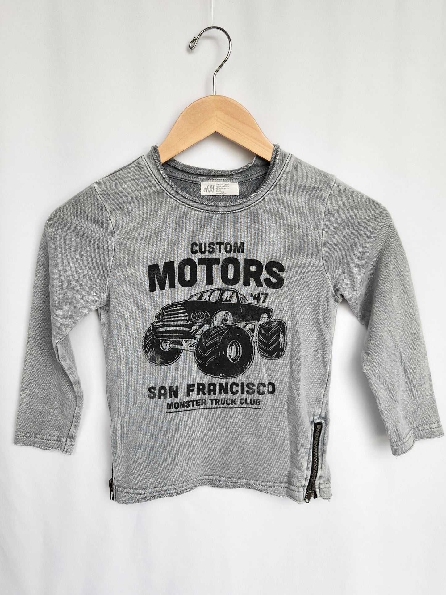 H&M Custom Motors Sweatshirt • 4-6 years