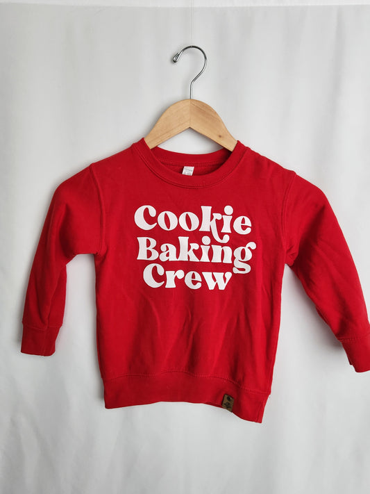 Alderwood Aparrel Cookie Baking Crew Crewneck • 4T