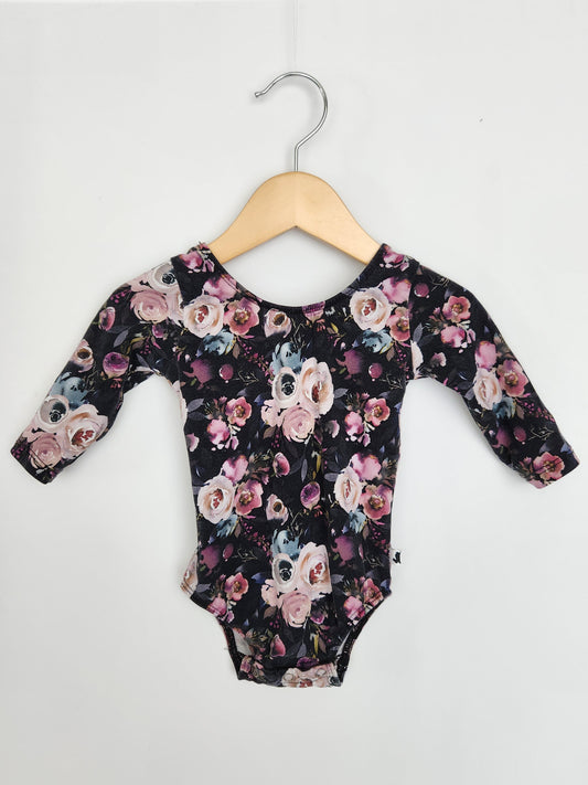 Little & Lively Watercolor Floral Bodysuit • 6-12 months