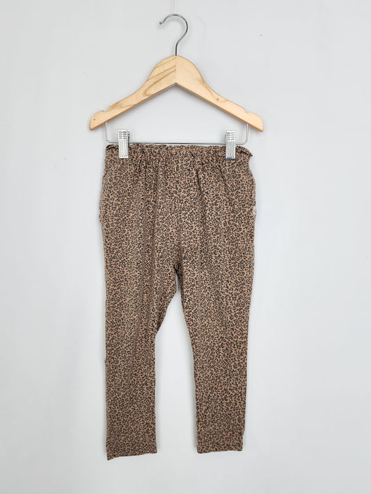 PLAY Wheat Organic Cotton Paperbag Waist Sweatpants • 3T